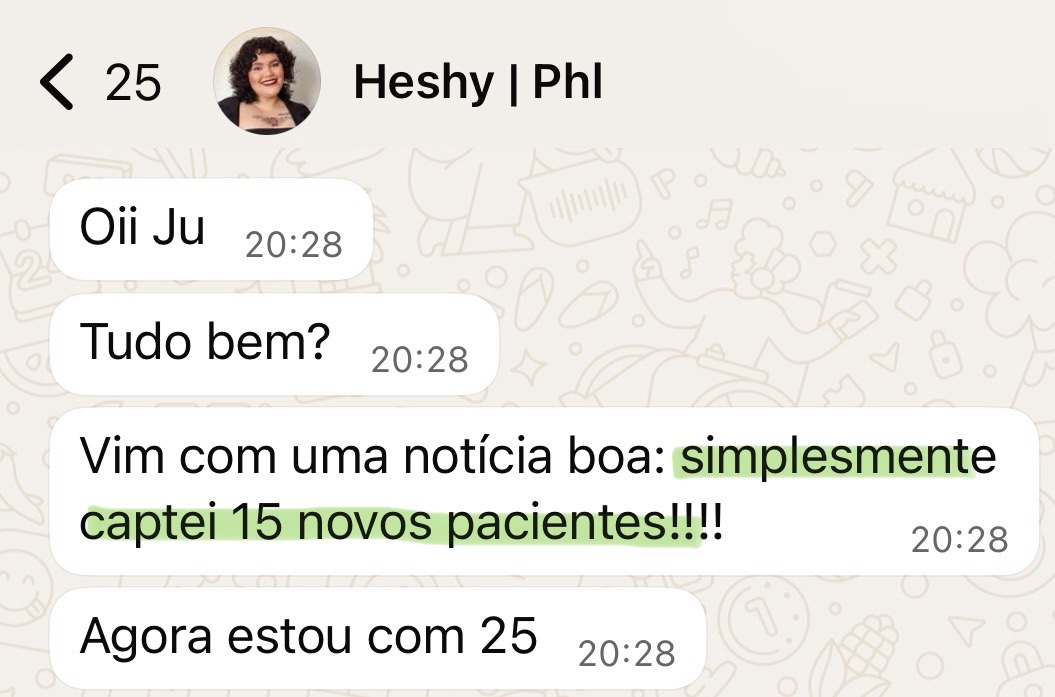 Depoimento de aluna